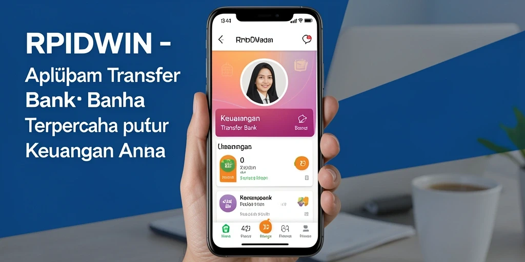 Antarmuka RPIDWIN yang sederhana untuk transfer bank.